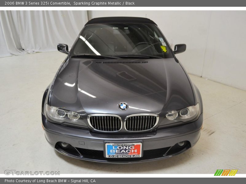 Sparkling Graphite Metallic / Black 2006 BMW 3 Series 325i Convertible