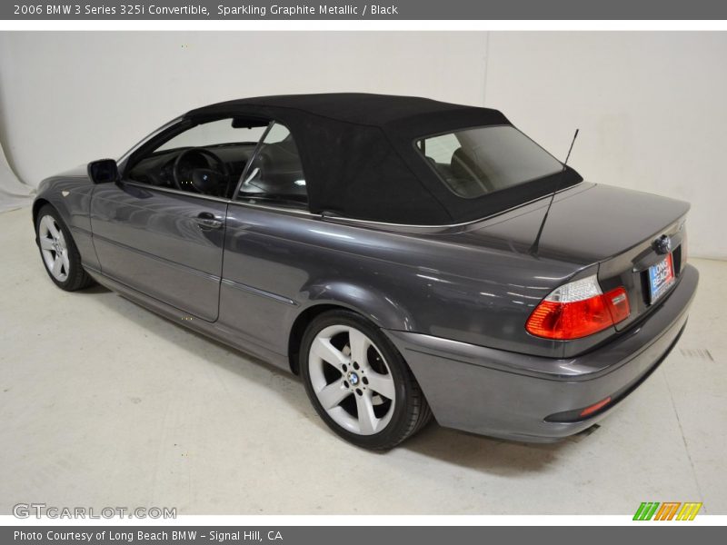 Sparkling Graphite Metallic / Black 2006 BMW 3 Series 325i Convertible