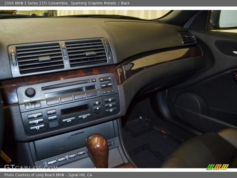 Sparkling Graphite Metallic / Black 2006 BMW 3 Series 325i Convertible