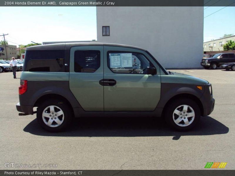 Galapagos Green Metallic / Gray 2004 Honda Element EX AWD