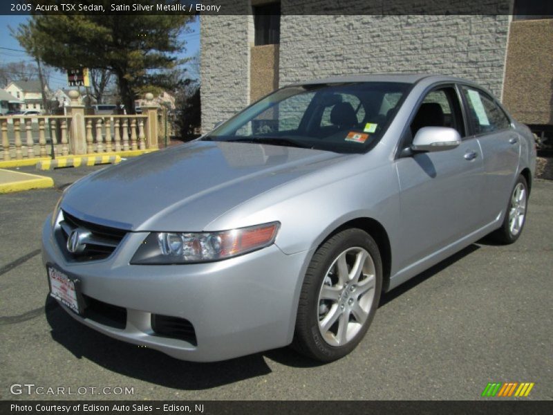 Satin Silver Metallic / Ebony 2005 Acura TSX Sedan