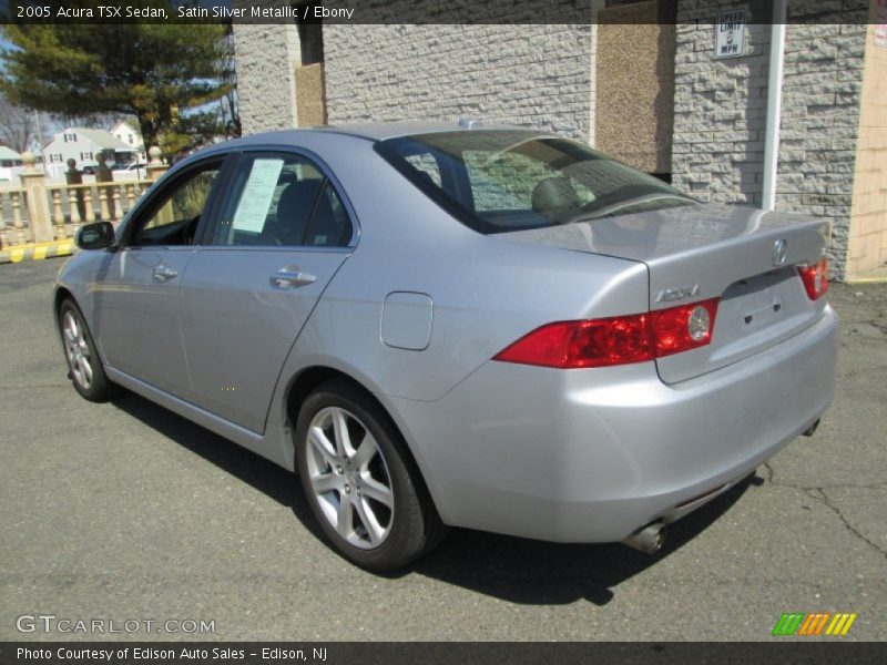 Satin Silver Metallic / Ebony 2005 Acura TSX Sedan