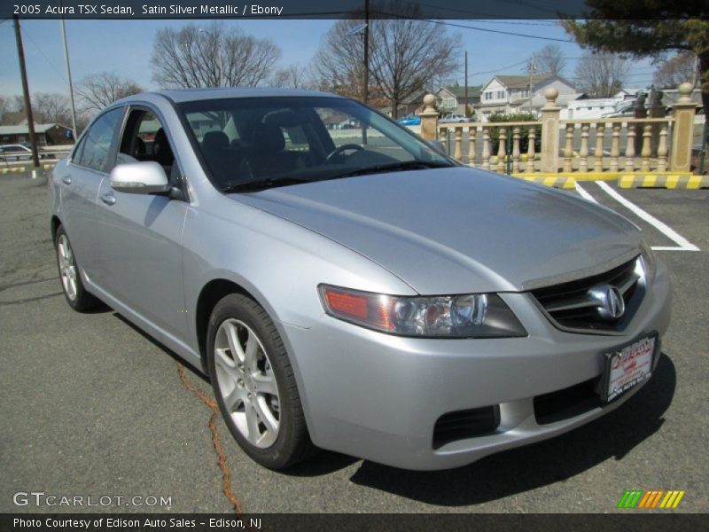 Satin Silver Metallic / Ebony 2005 Acura TSX Sedan