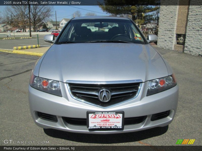 Satin Silver Metallic / Ebony 2005 Acura TSX Sedan