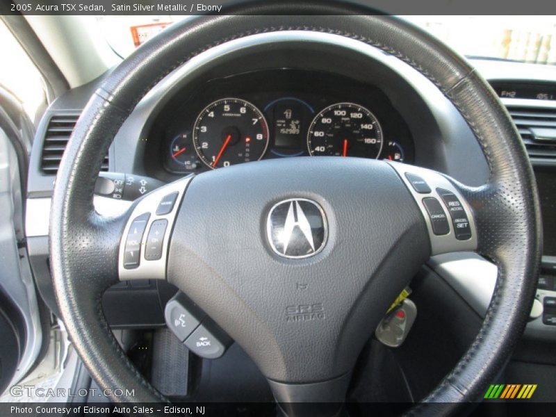 Satin Silver Metallic / Ebony 2005 Acura TSX Sedan