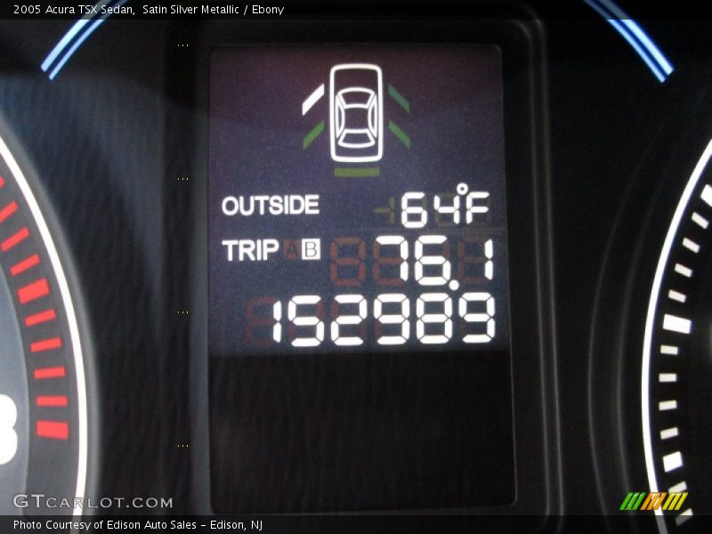 Satin Silver Metallic / Ebony 2005 Acura TSX Sedan