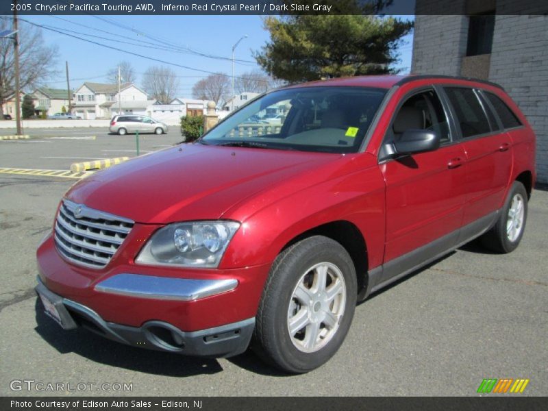 Inferno Red Crystal Pearl / Dark Slate Gray 2005 Chrysler Pacifica Touring AWD