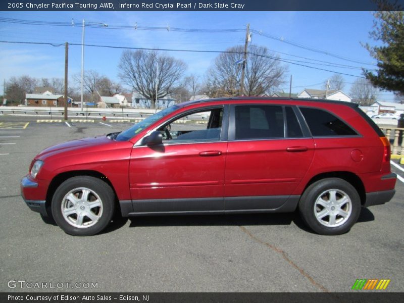 Inferno Red Crystal Pearl / Dark Slate Gray 2005 Chrysler Pacifica Touring AWD