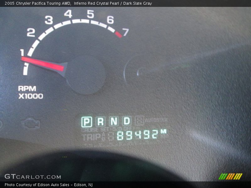 Inferno Red Crystal Pearl / Dark Slate Gray 2005 Chrysler Pacifica Touring AWD