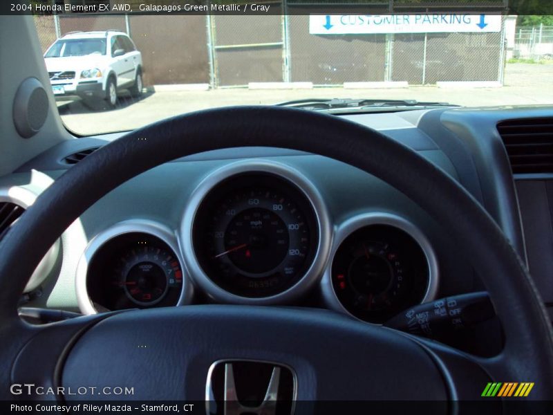 Galapagos Green Metallic / Gray 2004 Honda Element EX AWD