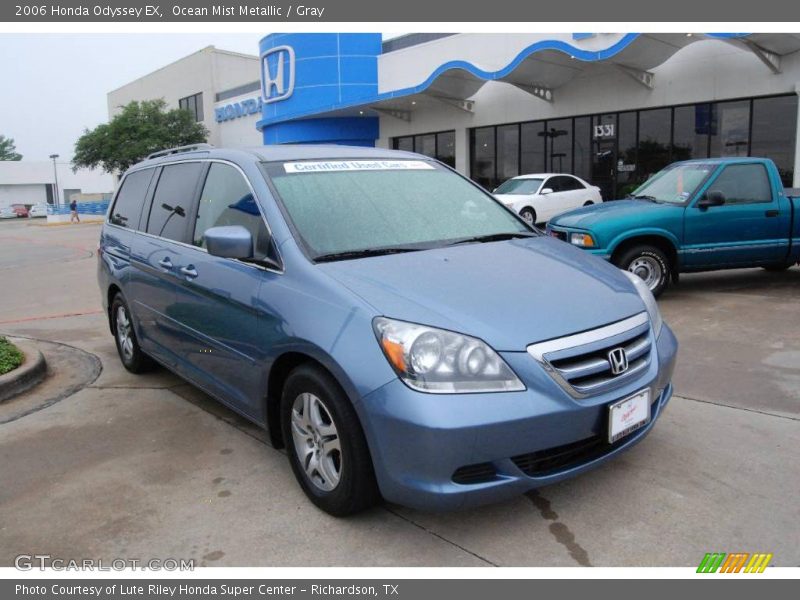 Ocean Mist Metallic / Gray 2006 Honda Odyssey EX