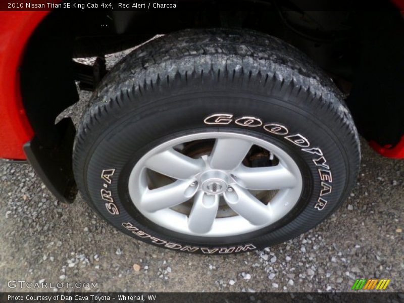 Red Alert / Charcoal 2010 Nissan Titan SE King Cab 4x4
