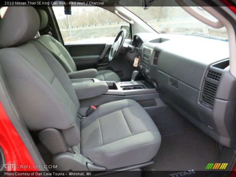Red Alert / Charcoal 2010 Nissan Titan SE King Cab 4x4