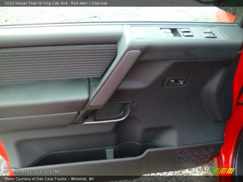 Red Alert / Charcoal 2010 Nissan Titan SE King Cab 4x4