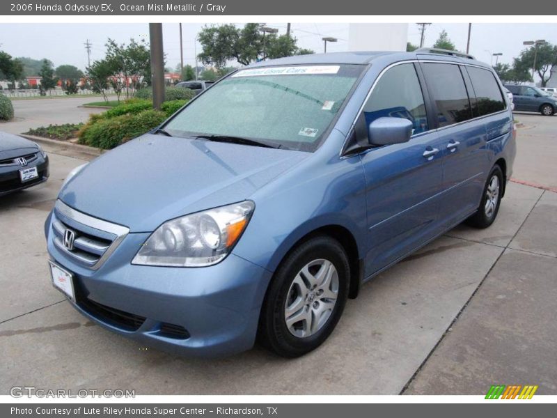 Ocean Mist Metallic / Gray 2006 Honda Odyssey EX