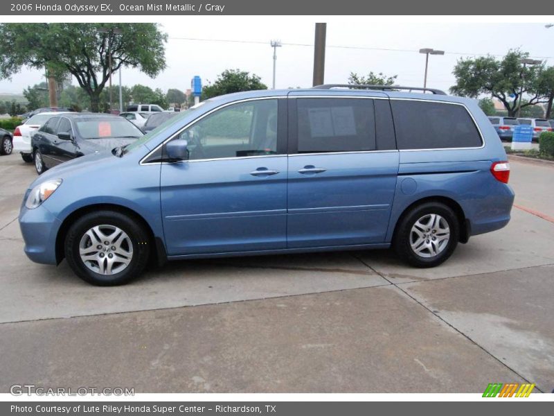Ocean Mist Metallic / Gray 2006 Honda Odyssey EX
