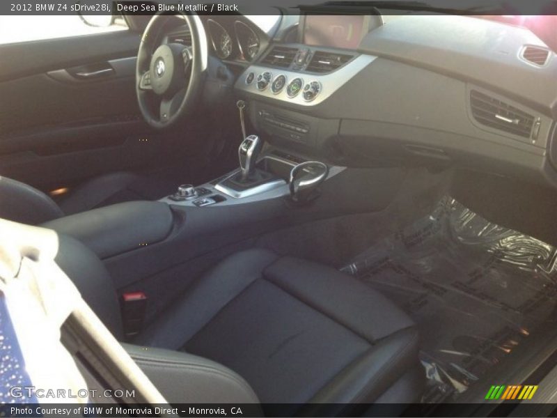 Deep Sea Blue Metallic / Black 2012 BMW Z4 sDrive28i