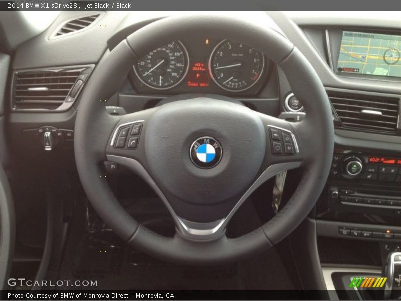 Jet Black / Black 2014 BMW X1 sDrive28i