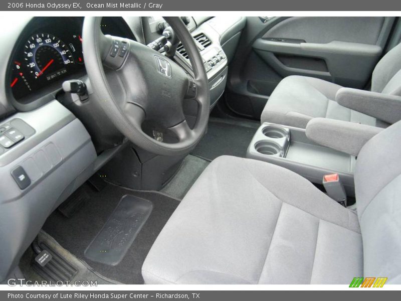Ocean Mist Metallic / Gray 2006 Honda Odyssey EX
