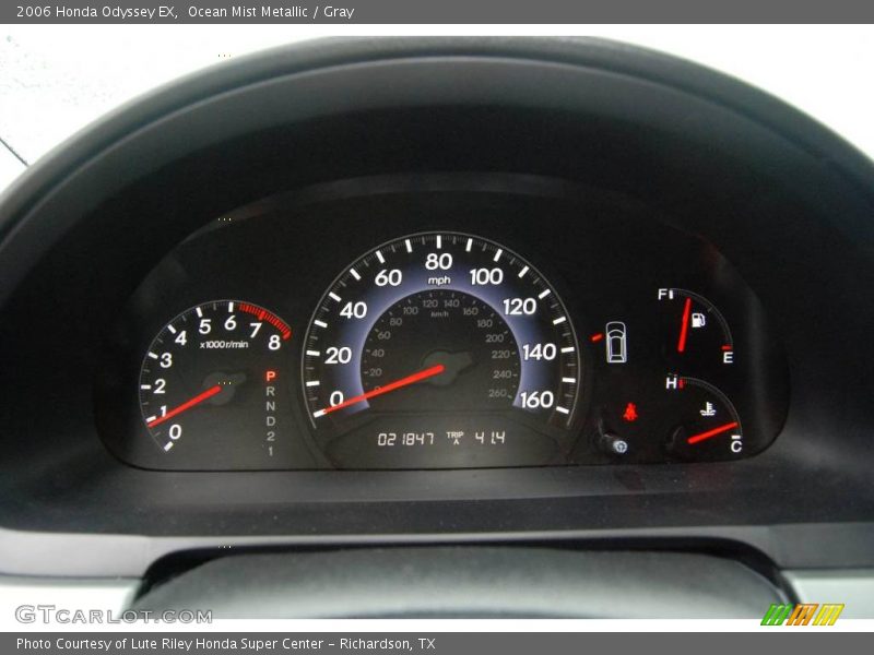 Ocean Mist Metallic / Gray 2006 Honda Odyssey EX