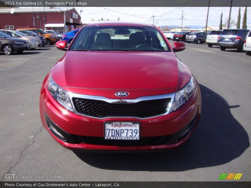 Remington Red / Beige 2013 Kia Optima LX