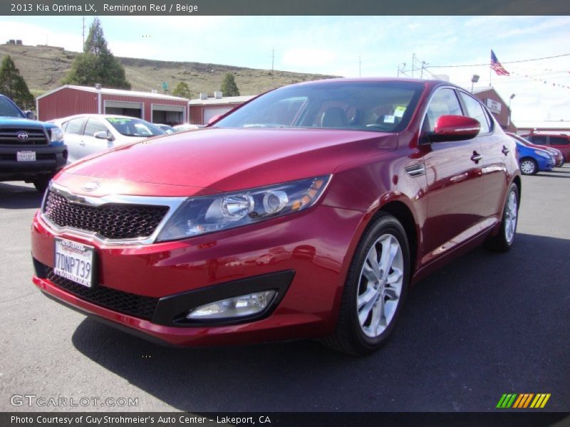 Remington Red / Beige 2013 Kia Optima LX