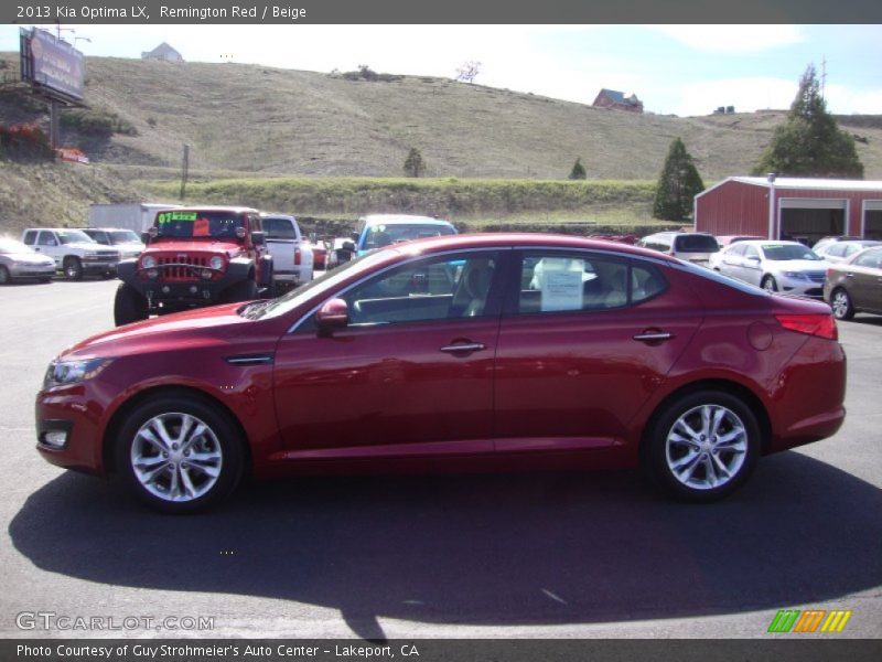 Remington Red / Beige 2013 Kia Optima LX