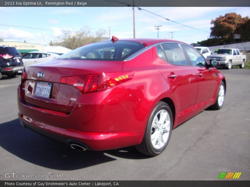 Remington Red / Beige 2013 Kia Optima LX