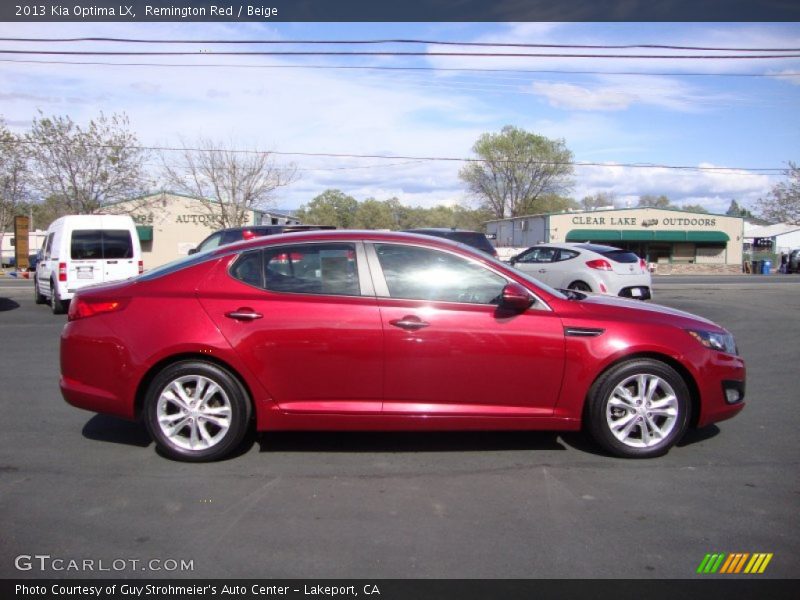 Remington Red / Beige 2013 Kia Optima LX