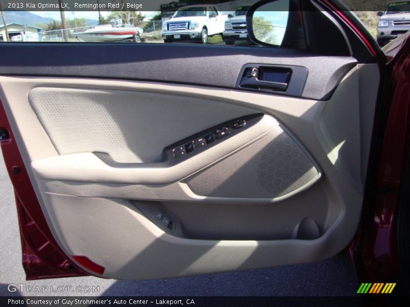 Remington Red / Beige 2013 Kia Optima LX