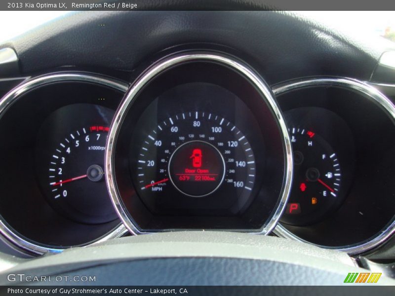Remington Red / Beige 2013 Kia Optima LX
