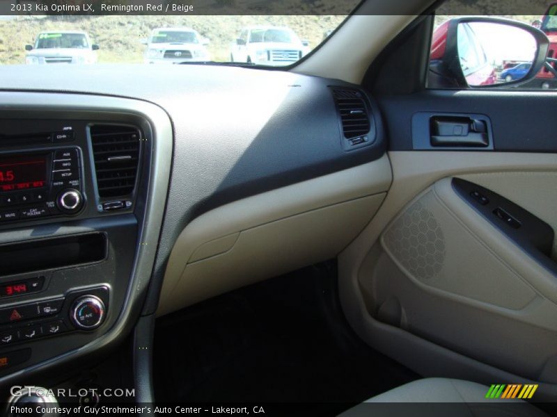 Remington Red / Beige 2013 Kia Optima LX