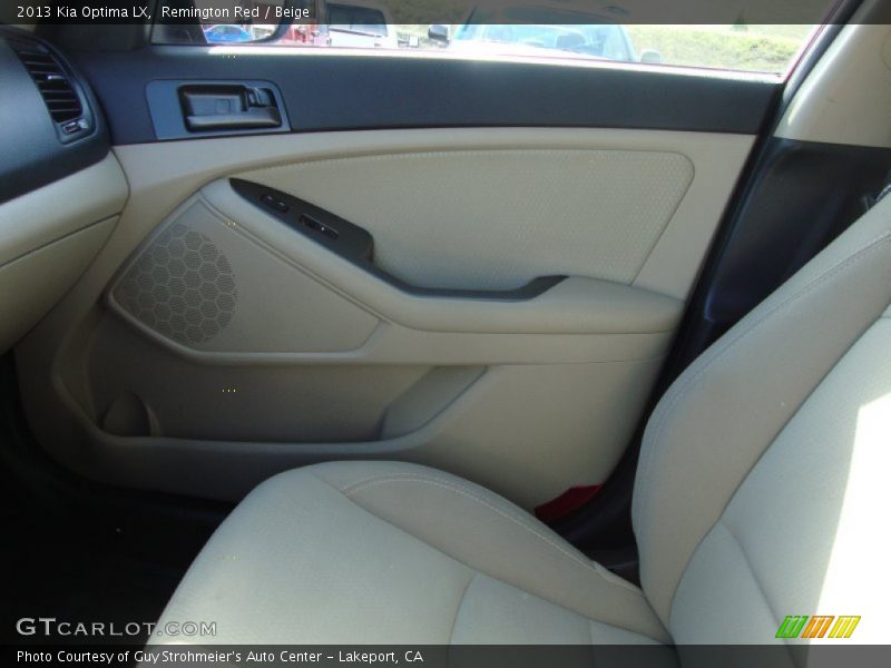 Remington Red / Beige 2013 Kia Optima LX