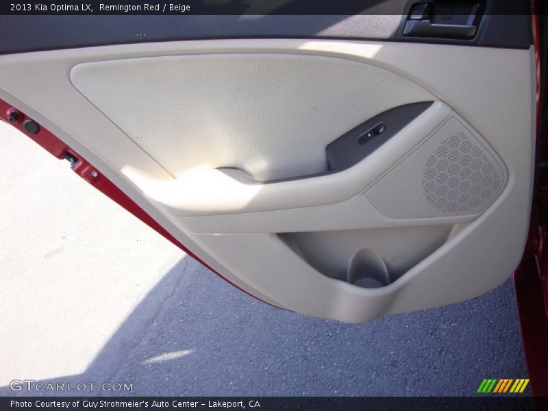 Remington Red / Beige 2013 Kia Optima LX