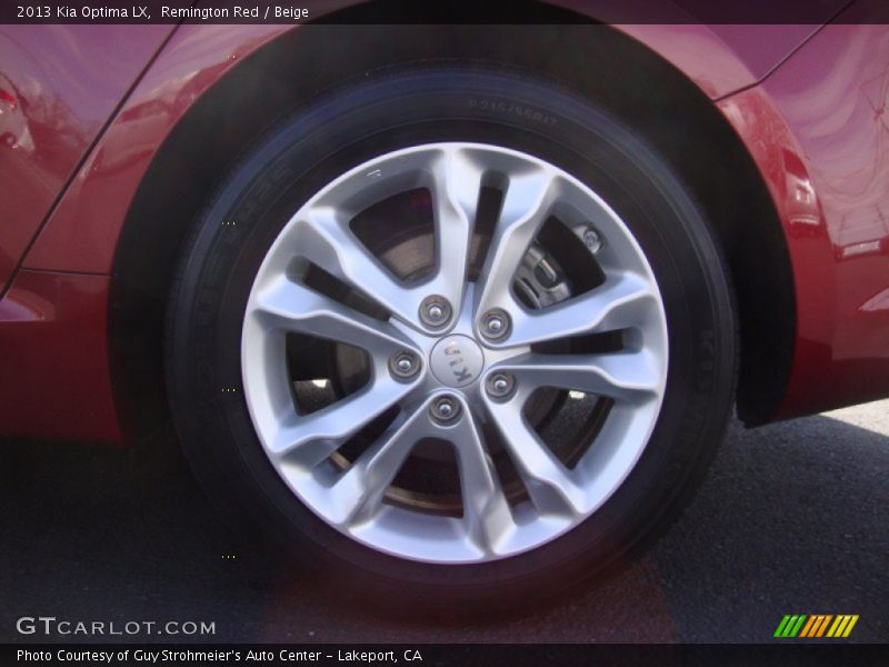 Remington Red / Beige 2013 Kia Optima LX