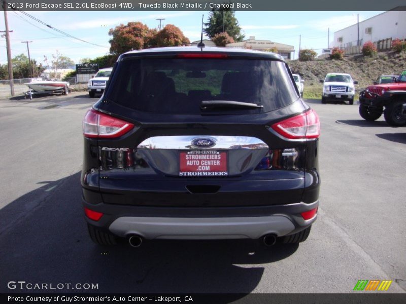 Tuxedo Black Metallic / Charcoal Black 2013 Ford Escape SEL 2.0L EcoBoost 4WD