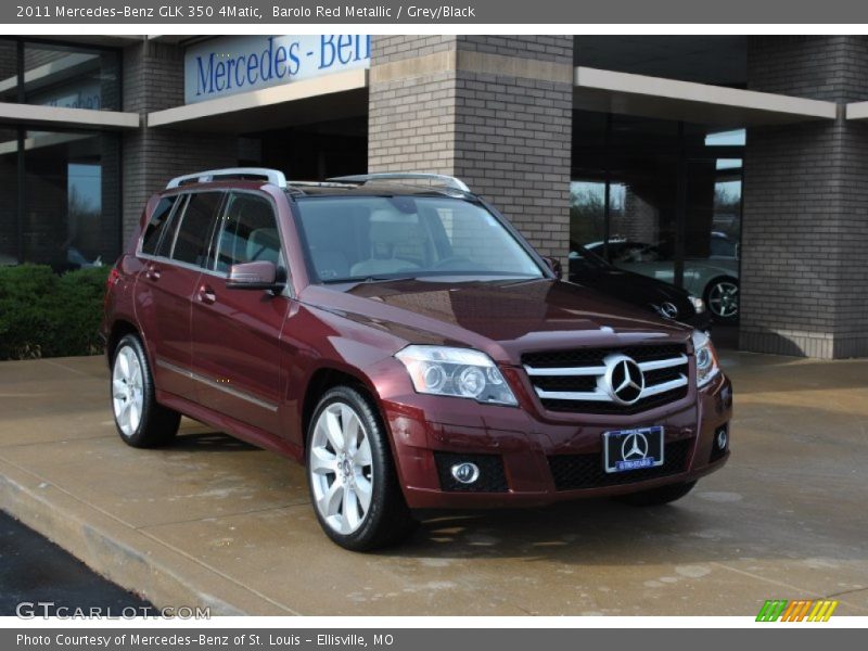Barolo Red Metallic / Grey/Black 2011 Mercedes-Benz GLK 350 4Matic