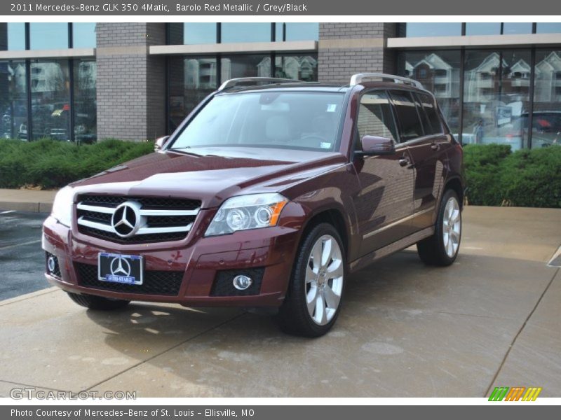 Barolo Red Metallic / Grey/Black 2011 Mercedes-Benz GLK 350 4Matic