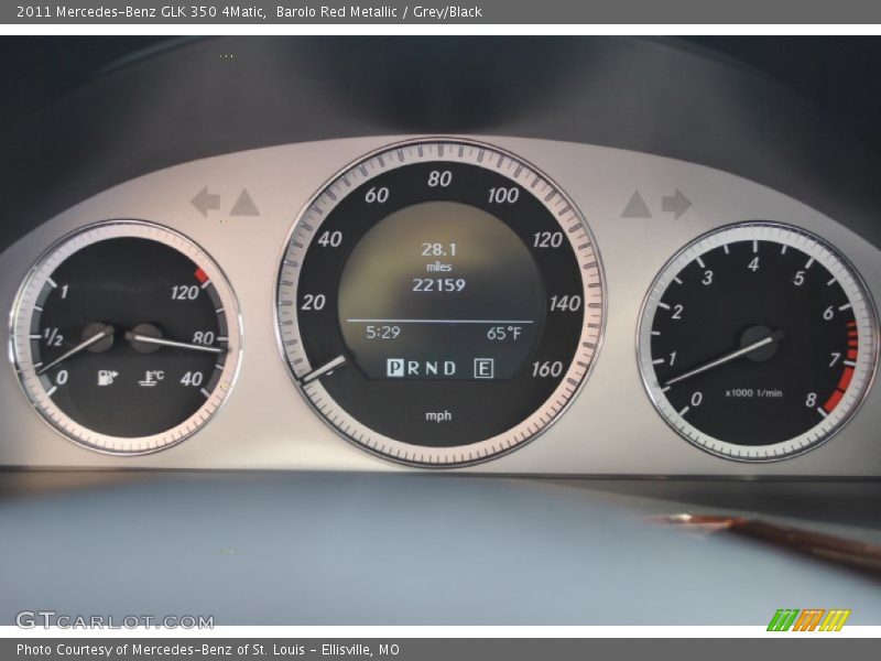 Barolo Red Metallic / Grey/Black 2011 Mercedes-Benz GLK 350 4Matic