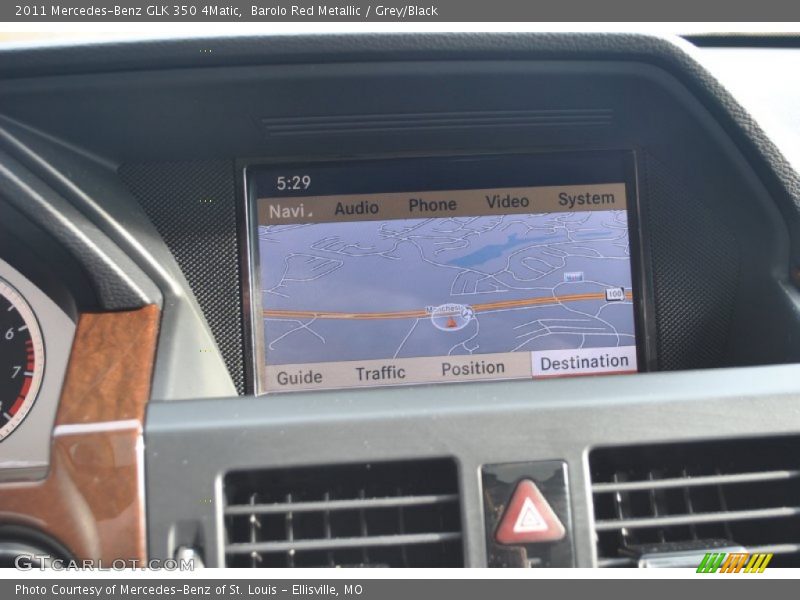 Barolo Red Metallic / Grey/Black 2011 Mercedes-Benz GLK 350 4Matic