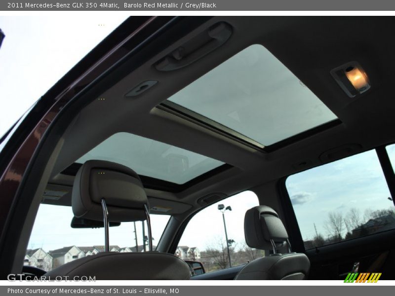 Barolo Red Metallic / Grey/Black 2011 Mercedes-Benz GLK 350 4Matic