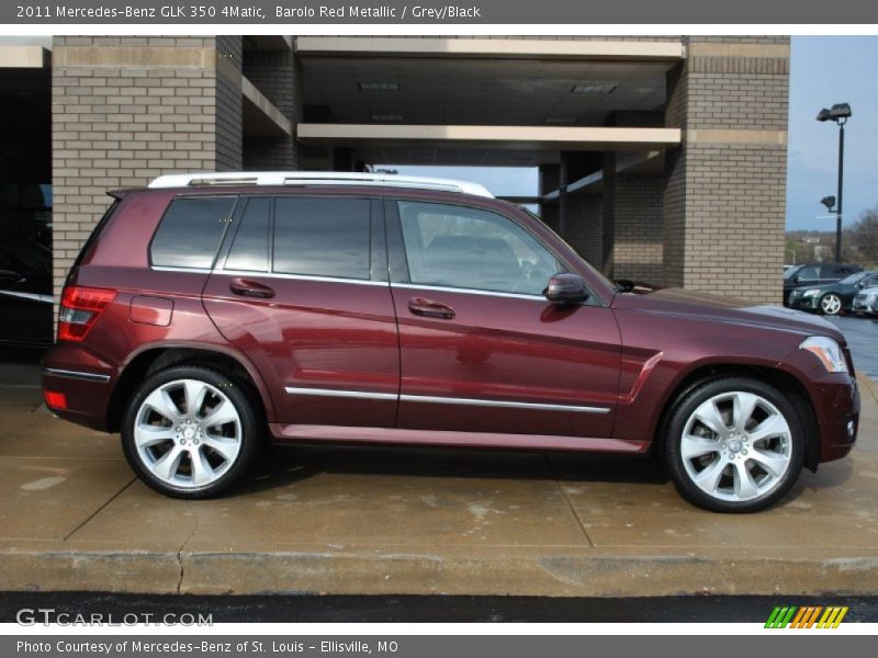 Barolo Red Metallic / Grey/Black 2011 Mercedes-Benz GLK 350 4Matic