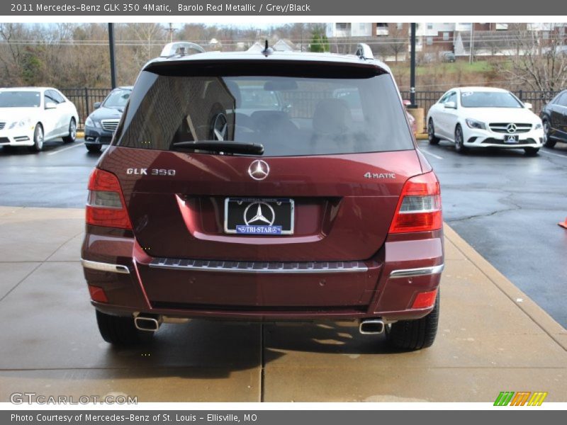 Barolo Red Metallic / Grey/Black 2011 Mercedes-Benz GLK 350 4Matic