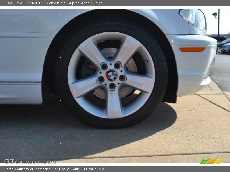 Alpine White / Beige 2006 BMW 3 Series 325i Convertible