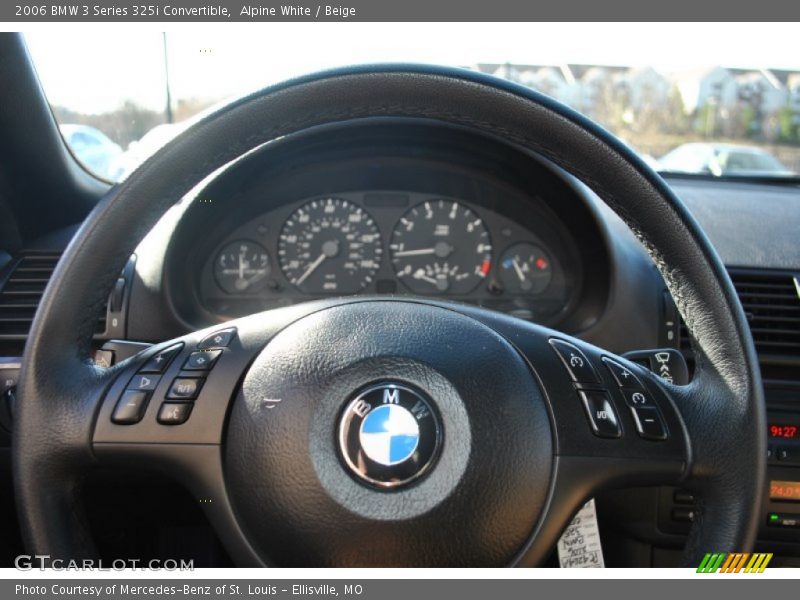 Alpine White / Beige 2006 BMW 3 Series 325i Convertible