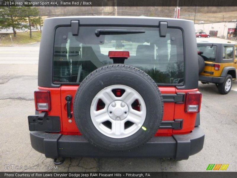 Flame Red / Black 2014 Jeep Wrangler Sport 4x4