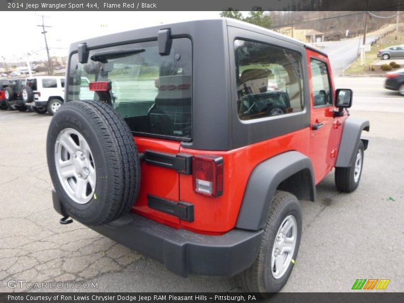 Flame Red / Black 2014 Jeep Wrangler Sport 4x4