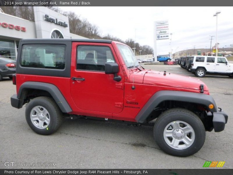 Flame Red / Black 2014 Jeep Wrangler Sport 4x4