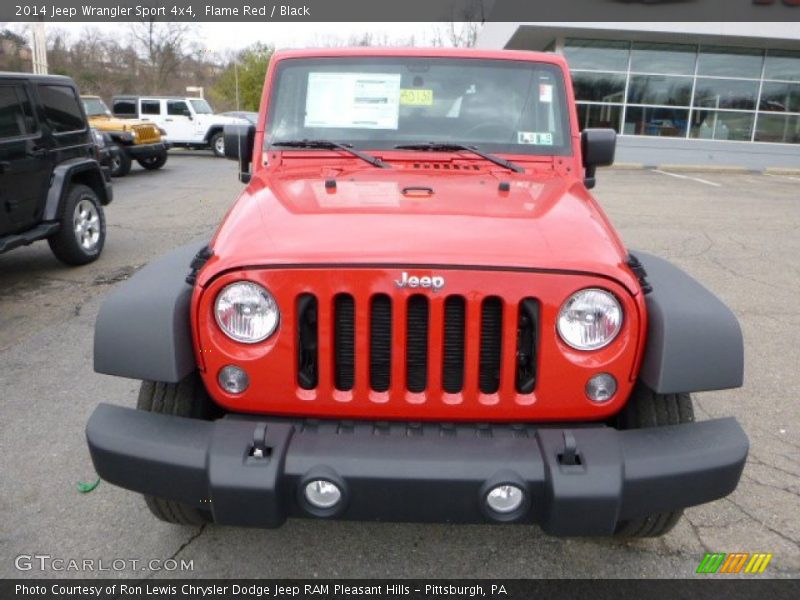 Flame Red / Black 2014 Jeep Wrangler Sport 4x4