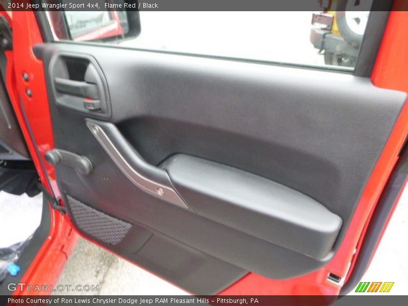 Flame Red / Black 2014 Jeep Wrangler Sport 4x4